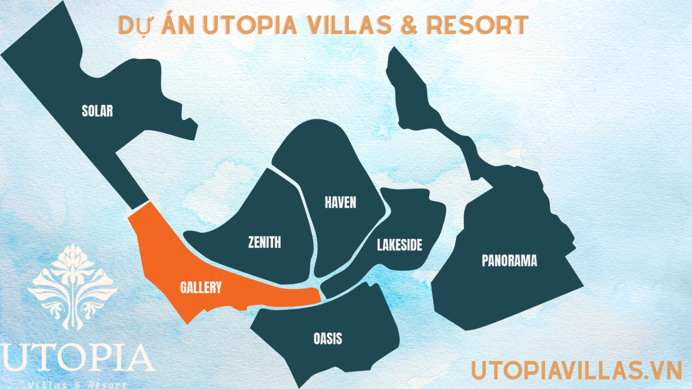 bản đồ dự án utopia villas